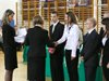 wręczanie nagród najlepszym uczniom i podziękowań dla rodziców